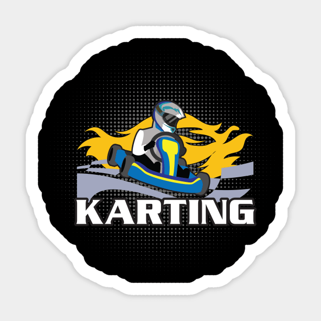 Karting Champion Sticker by c1337s